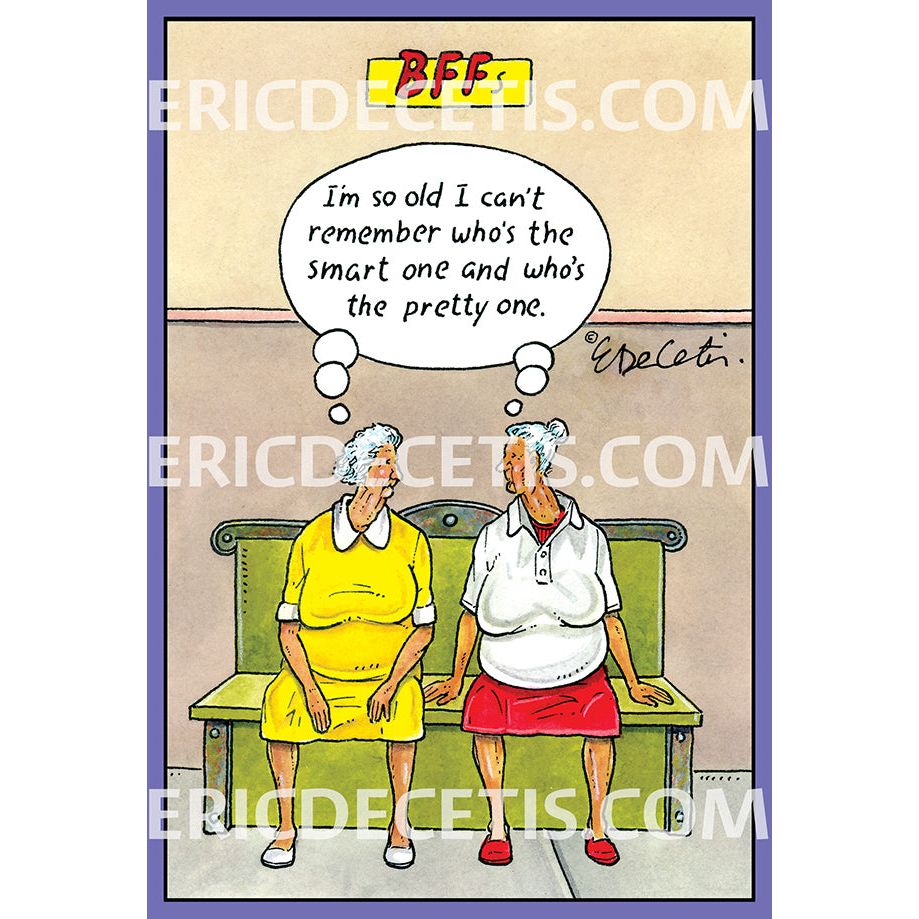 Pictura BFF's Birthday Card featuring colorful, cheerful design by Eric Decetis from the Everyday Cards collection.